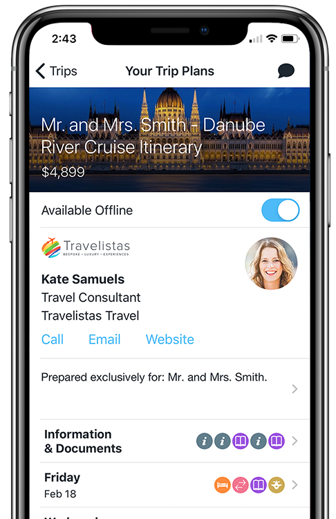 create travel itinerary app